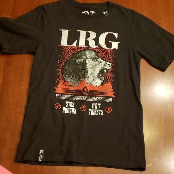 Lrg Clothing & Equipment Tee Small Black EUC - Picture 1 of 8